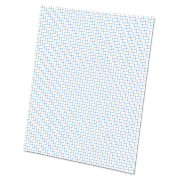 Ampad® Quadrille Pads, Quadrille Rule (4 Sq-in), 50 White (standard 15 Lb) 8.5 X 11 Sheets freeshipping - TVN Wholesale